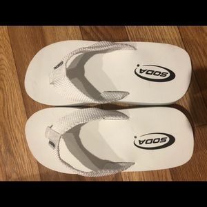 Soda white sandals